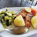 Salmão Grelhado na Brasa